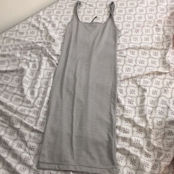 Zara Dresses & Skirts - Black and white striped maxi dress Zara Dresses & Skirts - Black and white striped maxi dress